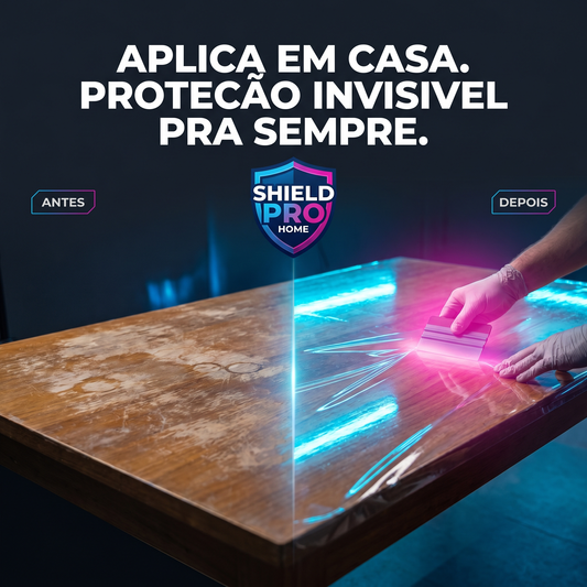 Como aplicar PPF na mesa — antes e depois