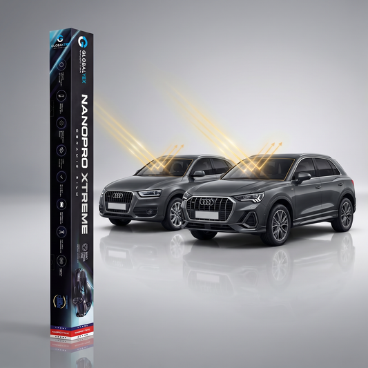 Insulfilm Nano Cerâmica Audi Q3 SUV — Compatível com Gerações 8U e F3 (2011-2024) — Corte Computadorizado Sob Medida — Película Térmica Premium Nanopro Xtreme