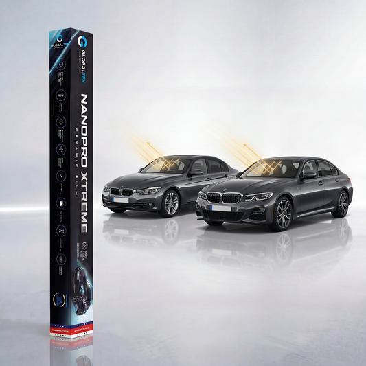 Insulfilm Nano Cerâmica BMW 320i Sedan — Compatível com Gerações F30 e G20 (2012-2024) — Corte Computadorizado Sob Medida — Película Térmica Premium Nanopro Xtreme