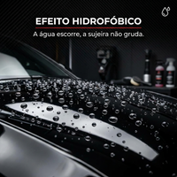Película PPF Fosco Shield Pro — efeito hidrofóbico repele água e sujeira