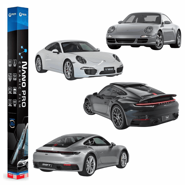 Película Insulfilm Nano Cerâmica Automotiva Térmica - PORSCHE 911