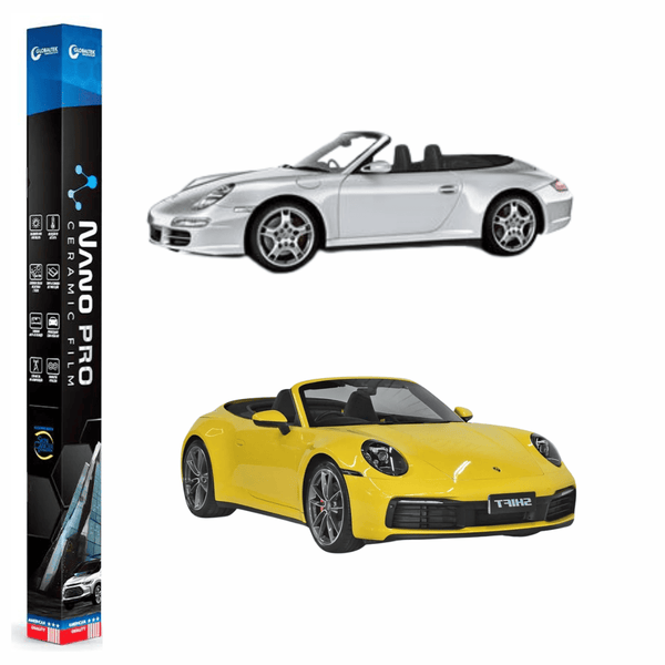 Película Insulfilm Nano Cerâmica Automotiva Térmica - PORSCHE 911 CONVERSIVEL