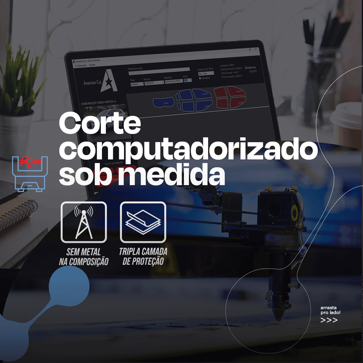 Película Insulfilm Nano Cerâmica Automotiva Térmica - RENAULT CLIO 2 PORTAS - Películas Fácil