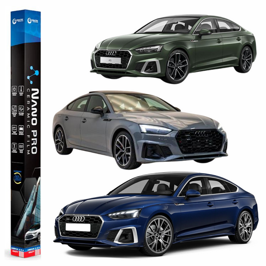 Película Nano Cerâmica Automotiva Térmica Audi A5 Sportback | Sob Medida