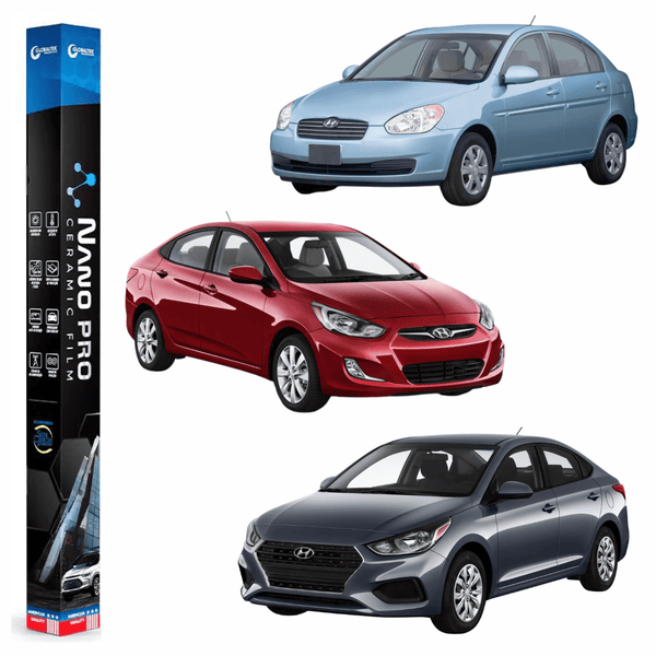 Película Insulfilm Nano Cerâmica Automotiva Térmica - HYUNDAI ACCENT SEDAN