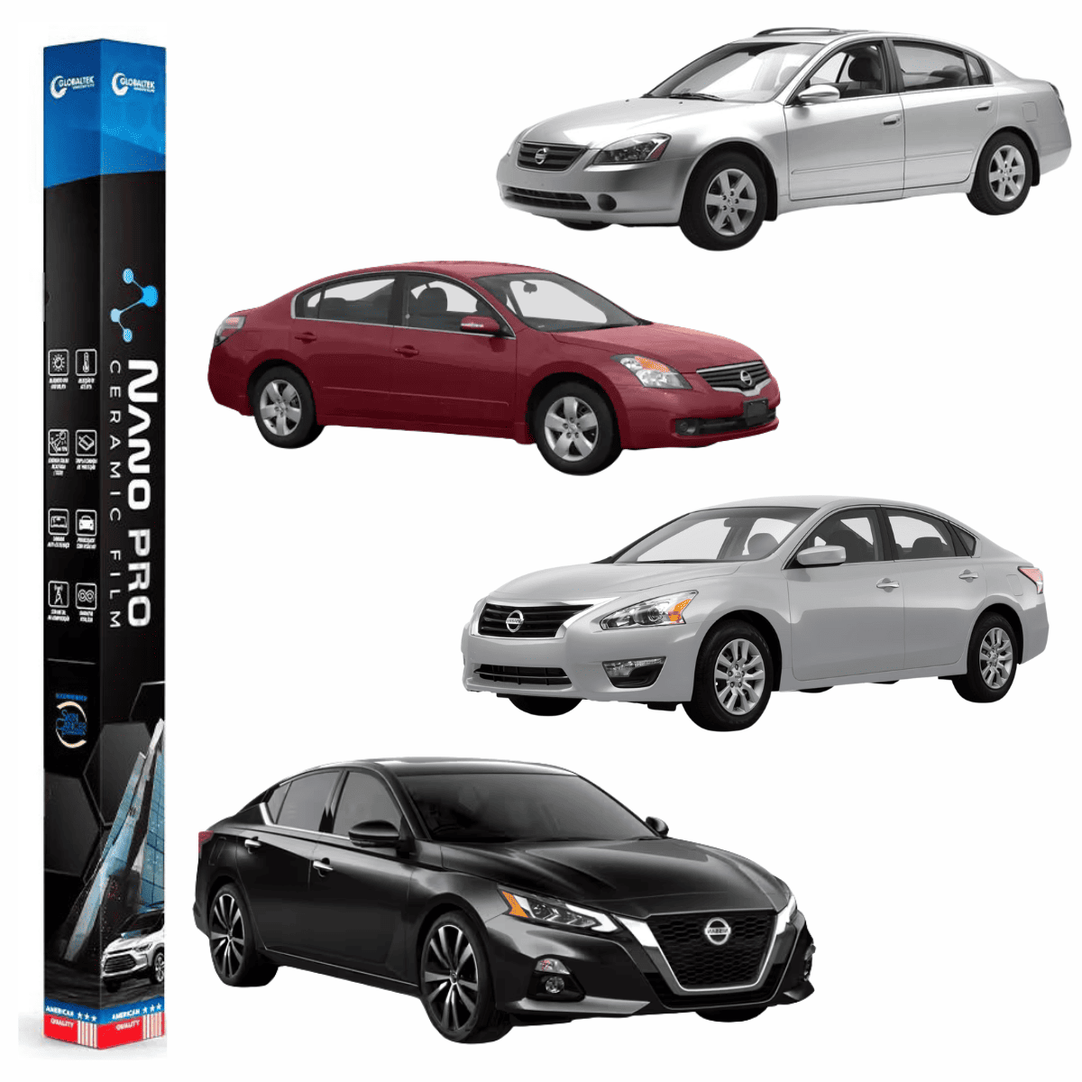 Película Insulfilm Nano Cerâmica Automotiva Térmica - NISSAN ALTIMA