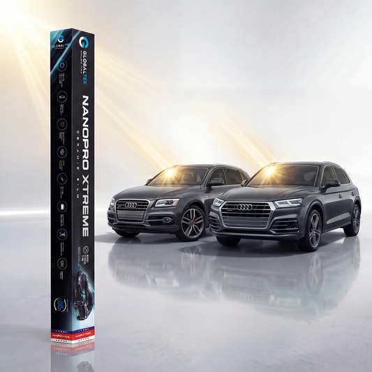 Insulfilm Nano Cerâmica Audi Q5 SUV — Compatível com Gerações 8R e FY (2008-2024) — Corte Computadorizado Sob Medida — Película Térmica Premium Nanopro Xtreme