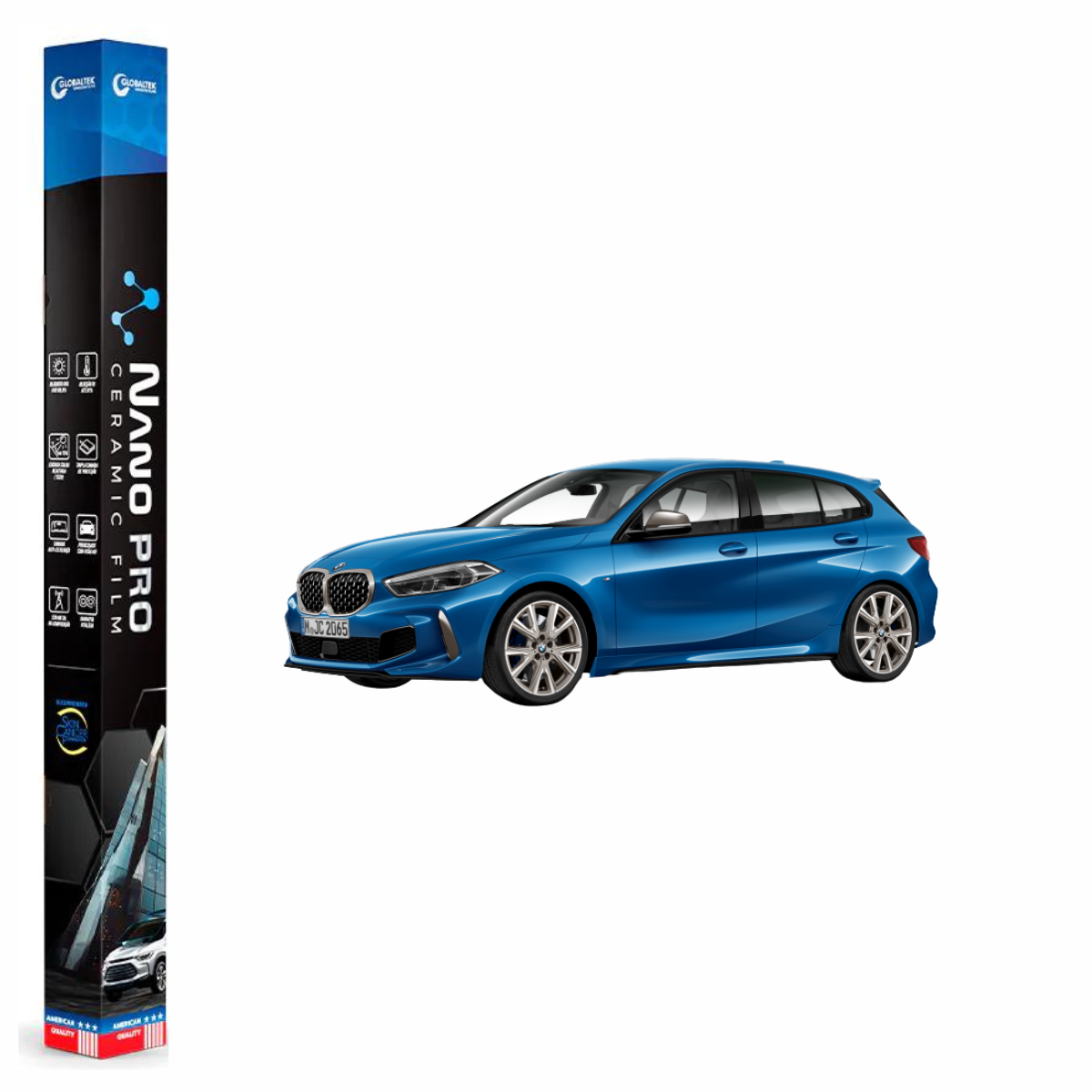 Película Insulfilm Nano Cerâmica Automotiva Térmica - BMW S1H