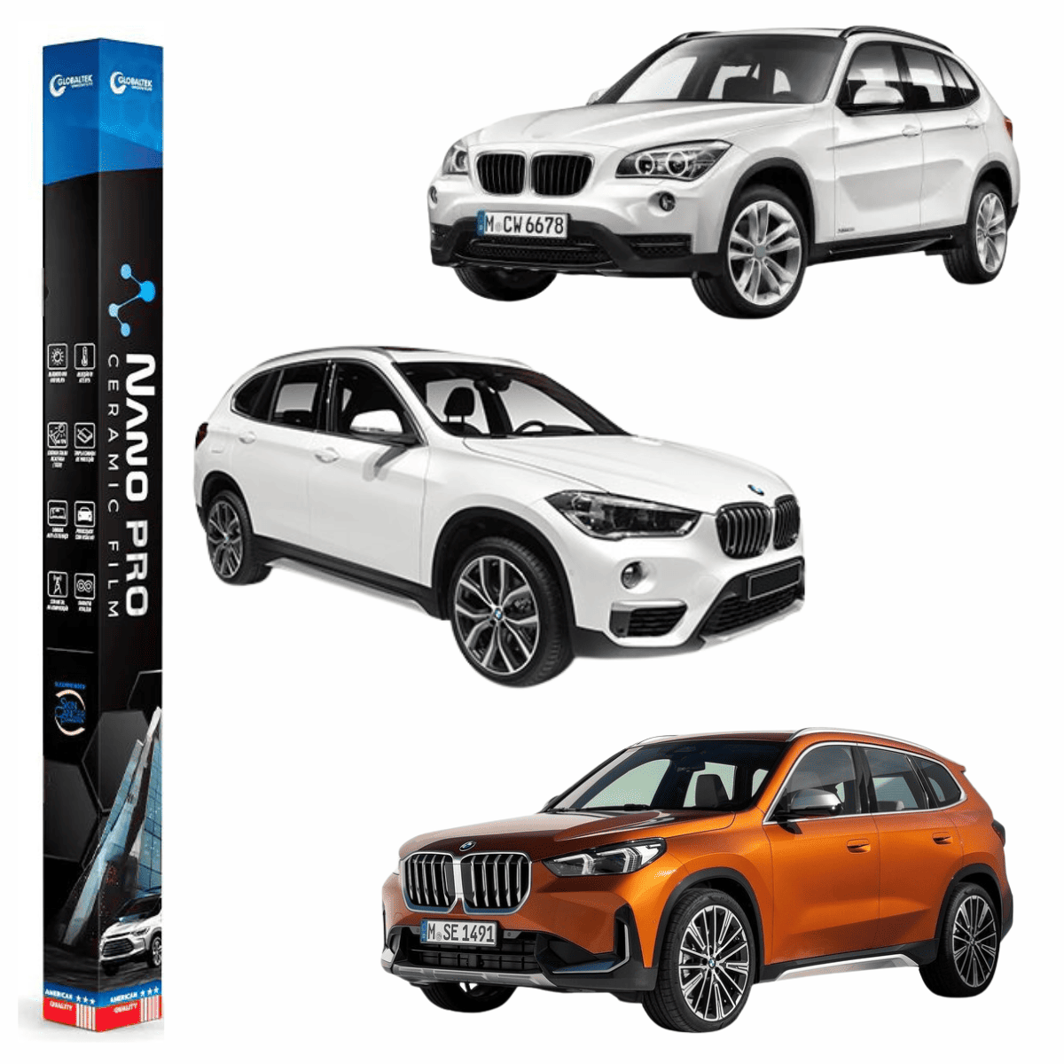 Película Insulfilm Nano Cerâmica Automotiva Térmica - BMW X1