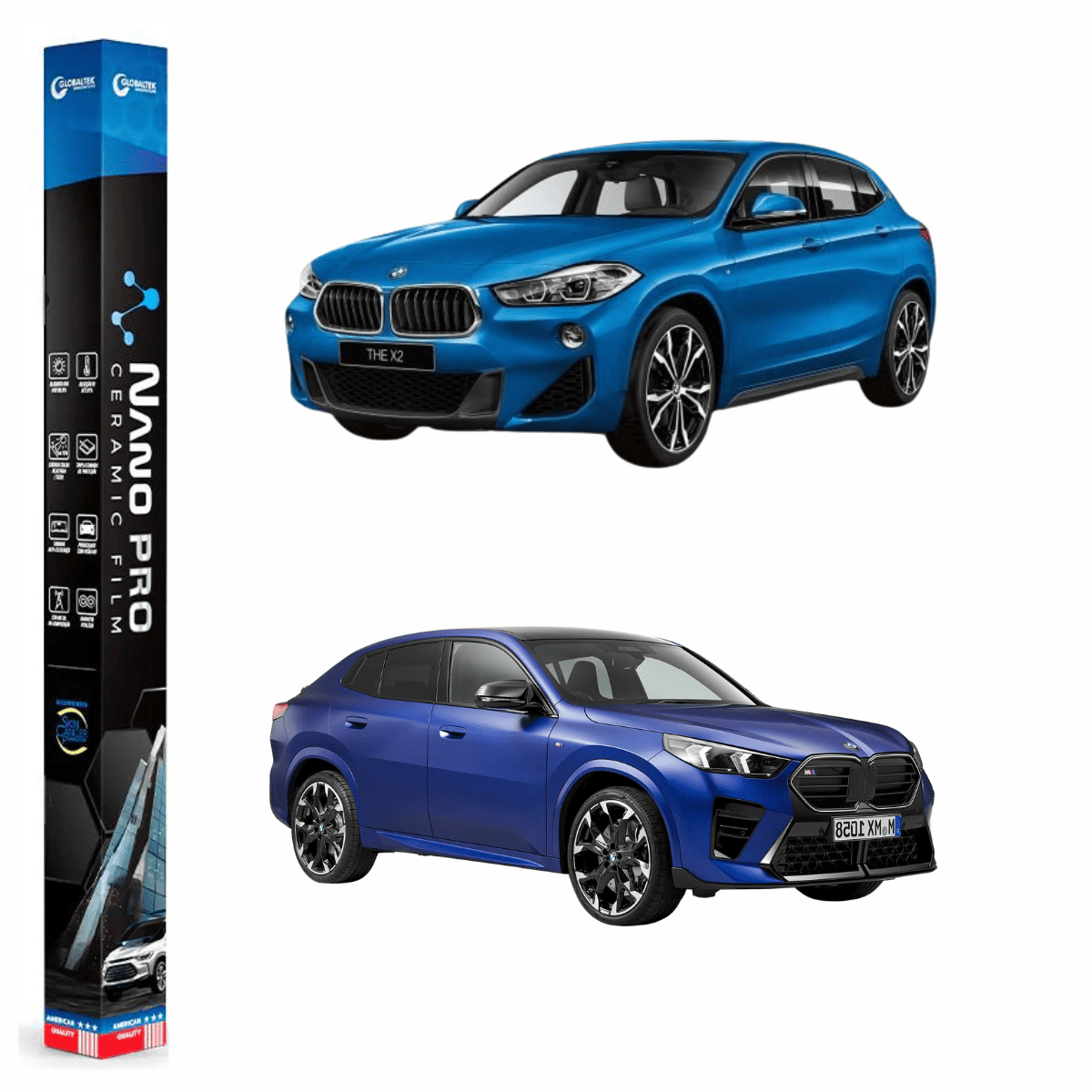 Película Insulfilm Nano Cerâmica Automotiva Térmica - BMW X2