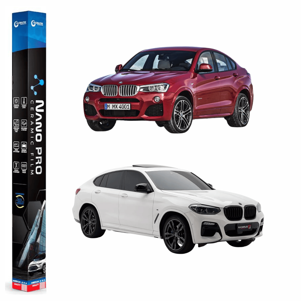 Película Insulfilm Nano Cerâmica Automotiva Térmica - BMW X4
