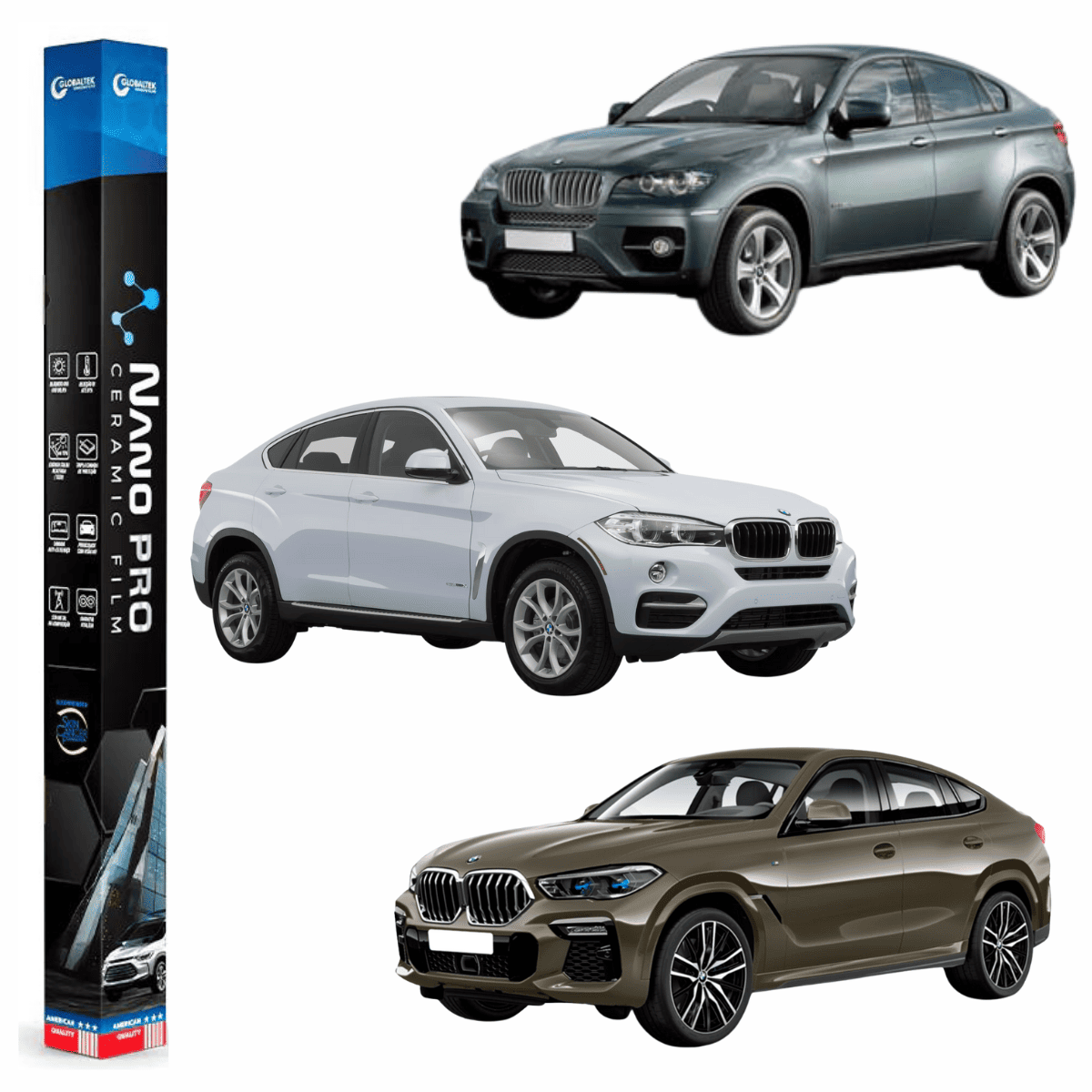 Película Insulfilm Nano Cerâmica Automotiva Térmica - BMW X6
