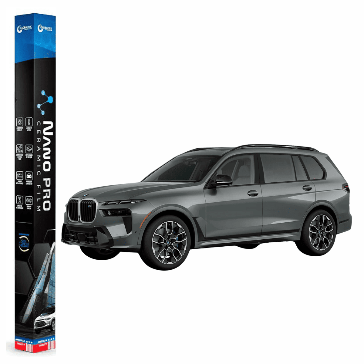 Película Insulfilm Nano Cerâmica Automotiva Térmica - BMW X7
