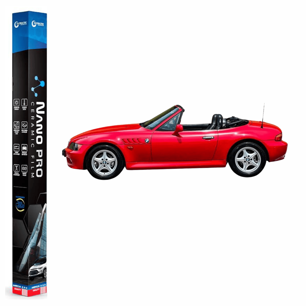 Película Insulfilm Nano Cerâmica Automotiva Térmica - BMW Z3