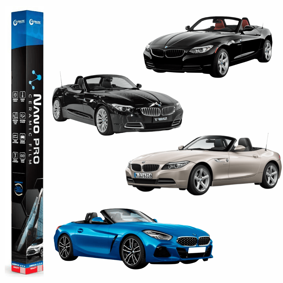 Película Insulfilm Nano Cerâmica Automotiva Térmica - BMW Z4