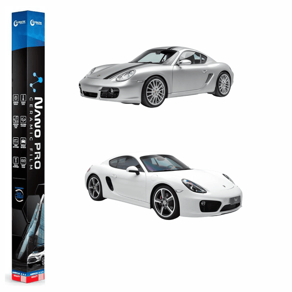 Película Insulfilm Nano Cerâmica Automotiva Térmica - PORSCHE CAYMAN 206