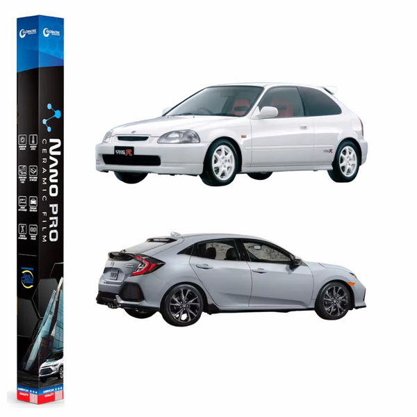 Película Insulfilm Nano Cerâmica Automotiva Térmica - HONDA CIVIC HATCH