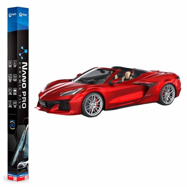 Película Insulfilm Nano Cerâmica Automotiva Térmica - CORVETTE CONVERSIVEL