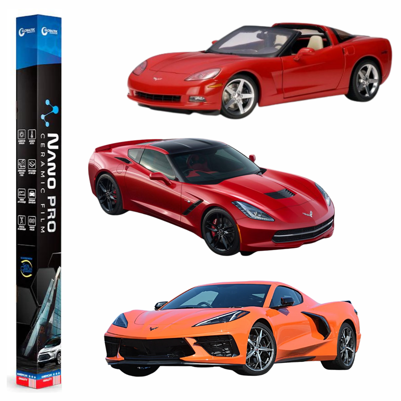 Película Insulfilm Nano Cerâmica Automotiva Térmica - CORVETTE COUPE