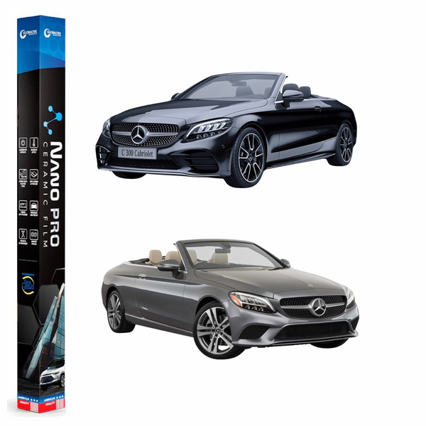 Película Insulfilm Nano Cerâmica Automotiva Térmica - MERCEDES BENZ C CLASS CONVERSIVEL