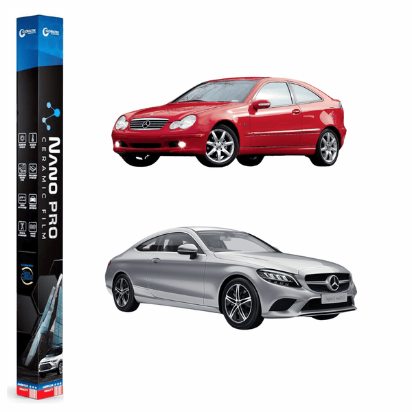 Película Insulfilm Nano Cerâmica Automotiva Térmica - MERCEDES BENZ C CLASS COUPE