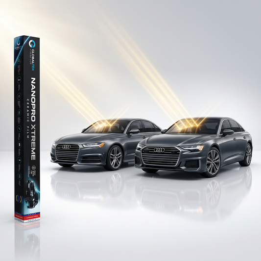Insulfilm Nano Cerâmica Audi A6 Sedan — Compatível com Gerações C7 e C8 (2011-2024) — Corte Computadorizado Sob Medida — Película Térmica Premium Nanopro Xtreme