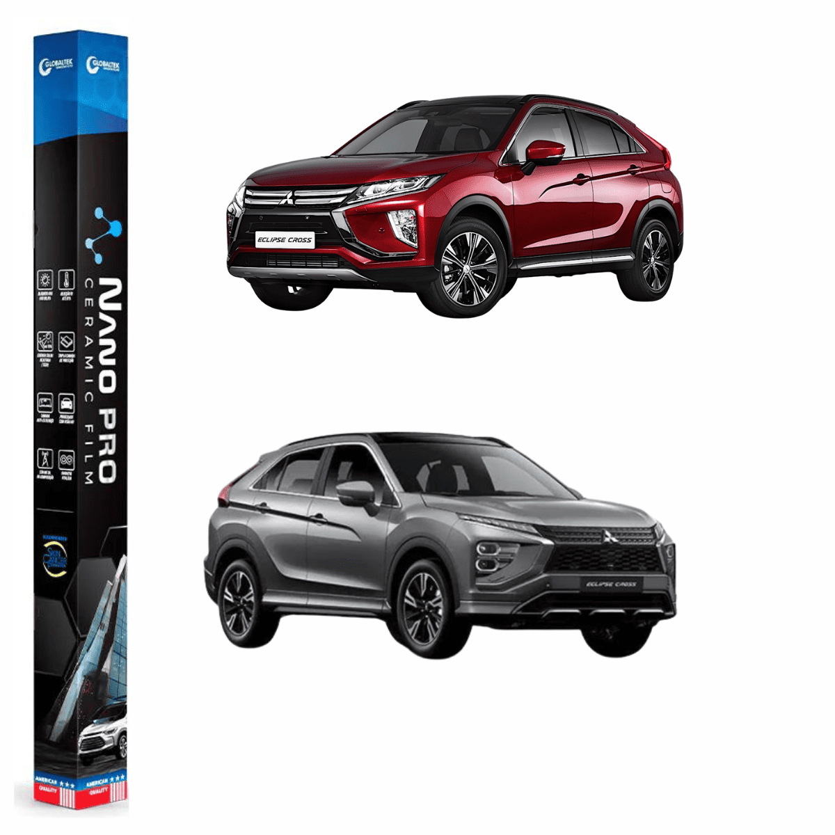 Película Insulfilm Nano Cerâmica Automotiva Térmica - MITSUBISHI ECLIPSE CROSS