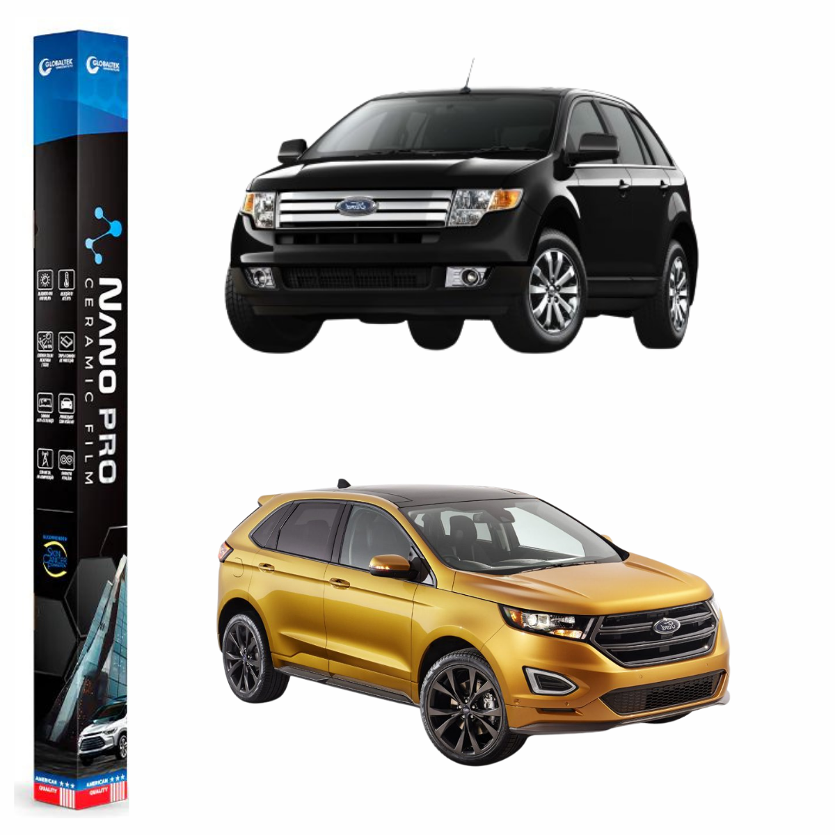 Película Insulfilm Nano Cerâmica Automotiva Térmica - FORD EDGE