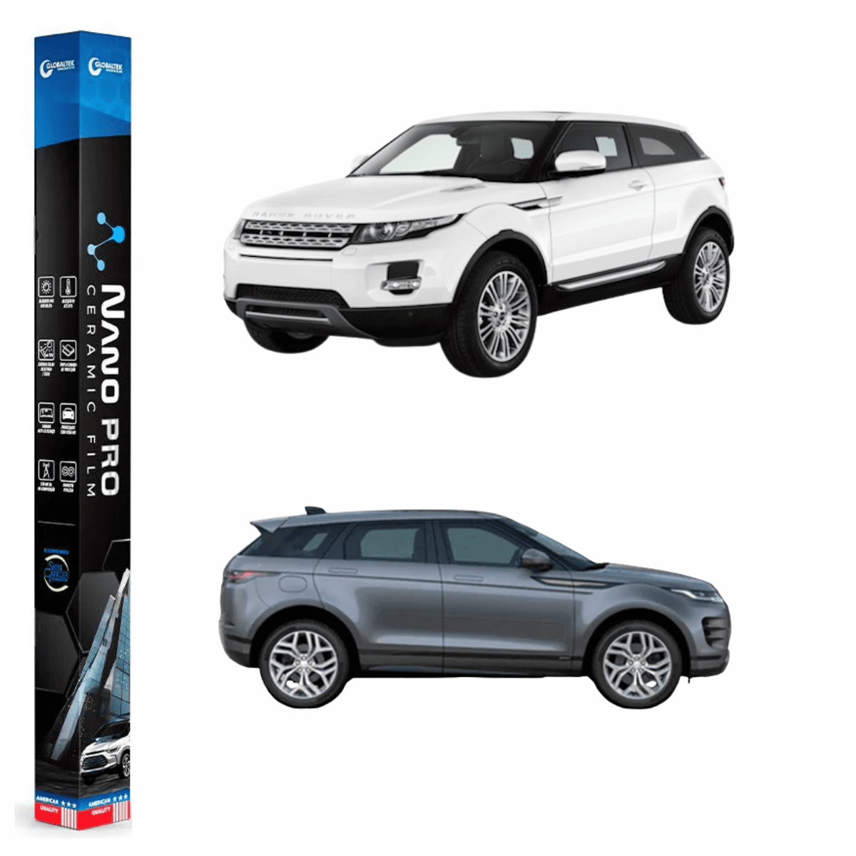 Película Insulfilm Nano Cerâmica Automotiva Térmica - LAND ROVER EVOQUE