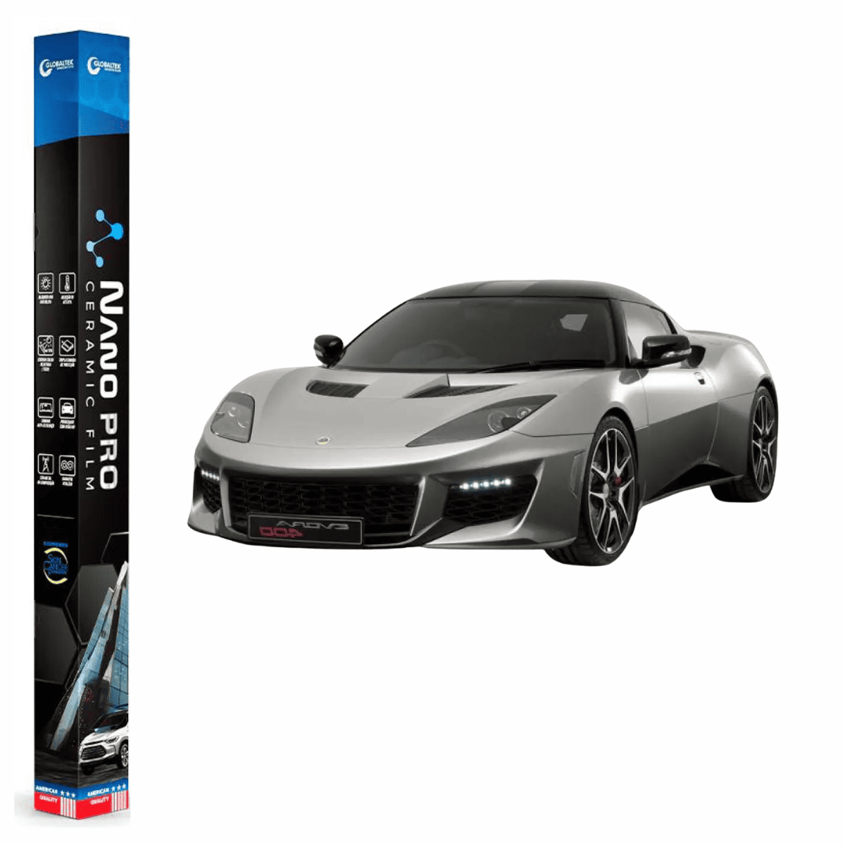 Película Insulfilm Nano Cerâmica Automotiva Térmica - LOTUS EVORA 400