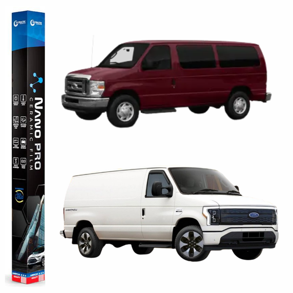 Película Insulfilm Nano Cerâmica Automotiva Térmica - FORD E SERIES VAN