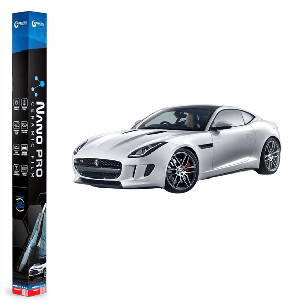 Película Insulfilm Nano Cerâmica Automotiva Térmica - JAGUAR F-TYPE COUPE