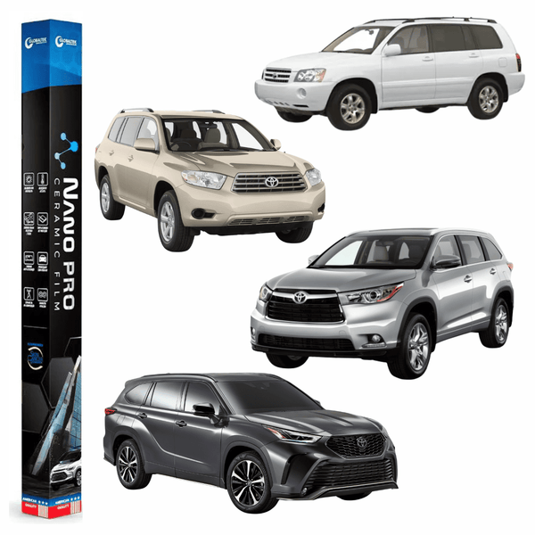 Película Insulfilm Nano Cerâmica Automotiva Térmica - TOYOTA HIGHLANDER