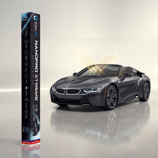 Insulfilm Nano Cerâmica BMW i8 Roadster — Compatível com Geração I15 (2018-2020) — Corte Computadorizado Sob Medida — Película Térmica Premium Nanopro Xtreme
