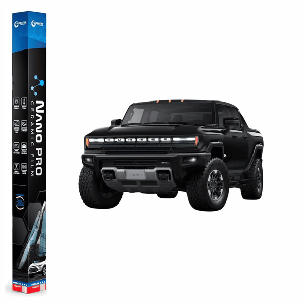 Película Insulfilm Nano Cerâmica Automotiva Térmica - GMC HUMMER CREW CAB EV