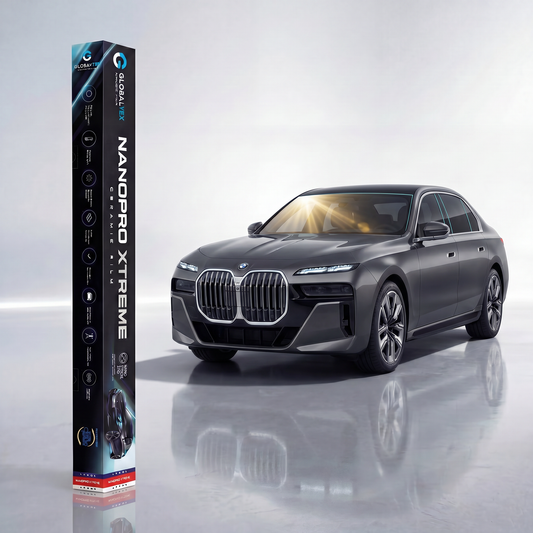 Insulfilm Nano Cerâmica BMW i7 Elétrico — Compatível com Geração G70 (2022-2024) — Corte Computadorizado Sob Medida — Película Térmica Premium Nanopro Xtreme