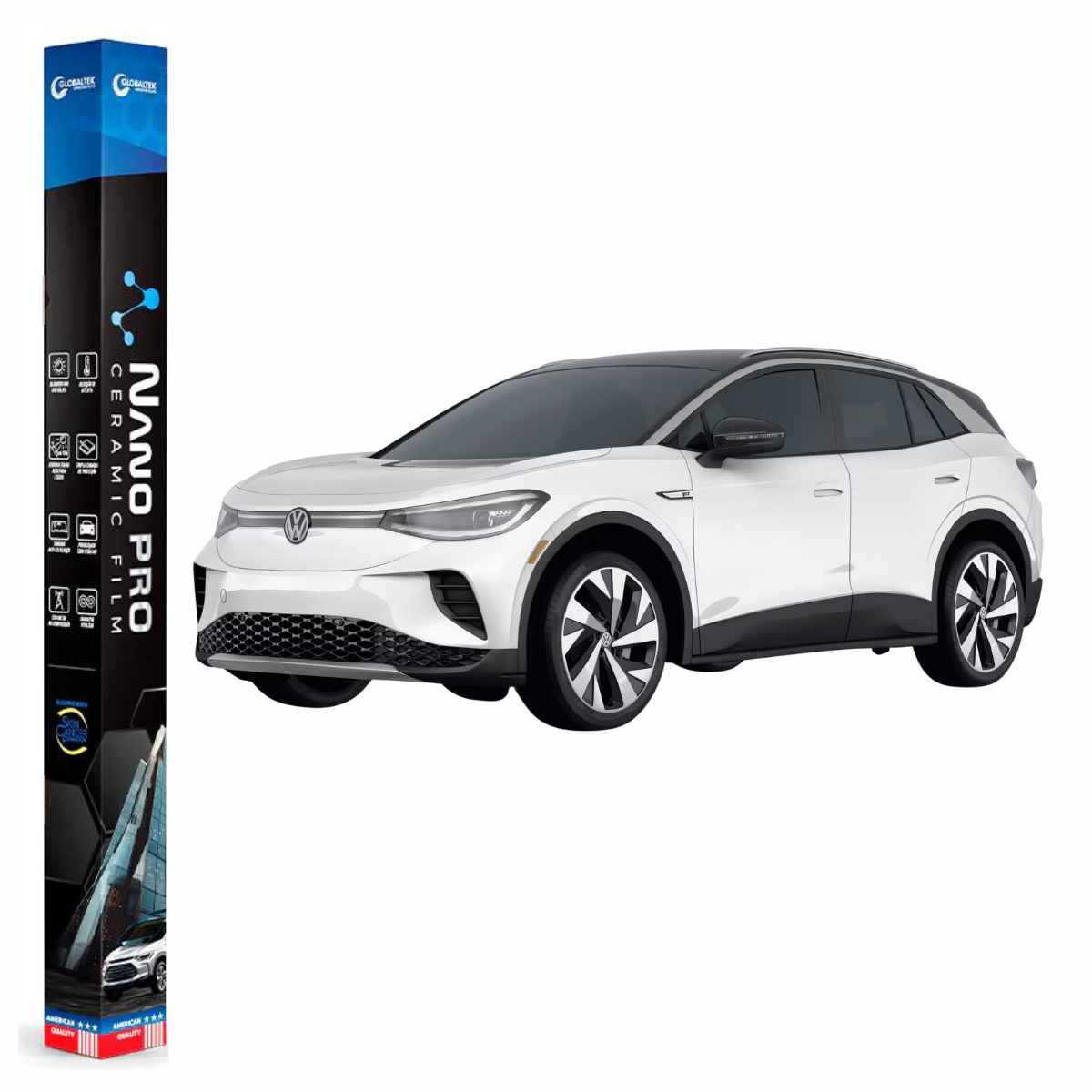 Película Insulfilm Nano Cerâmica Automotiva Térmica - VOLKSWAGEN ID4