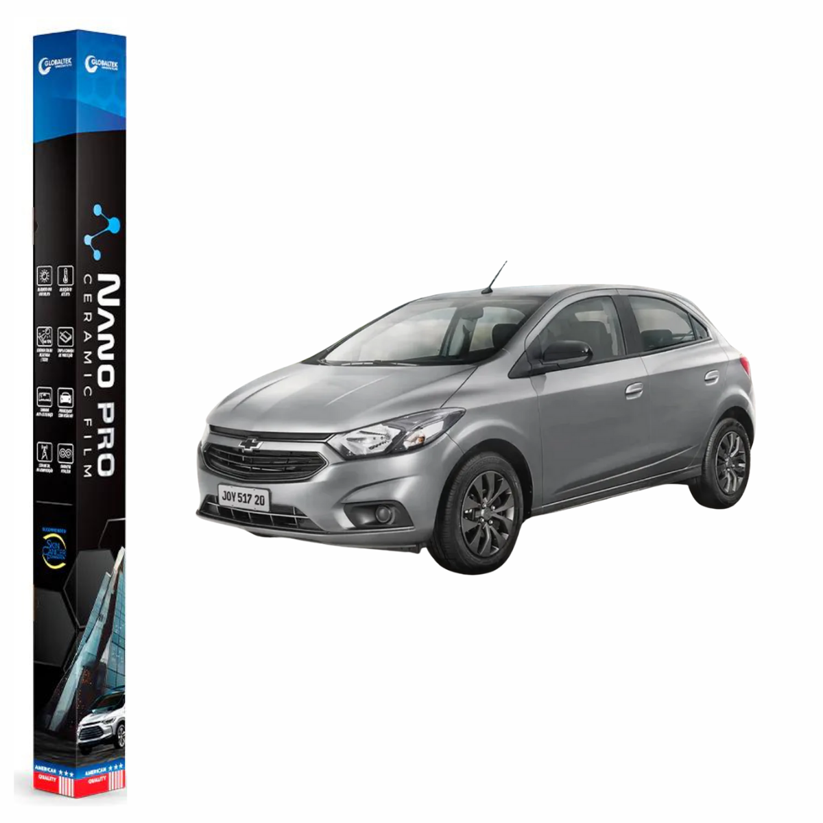 Película Insulfilm Nano Cerâmica Automotiva Térmica - CHEVROLET JOY