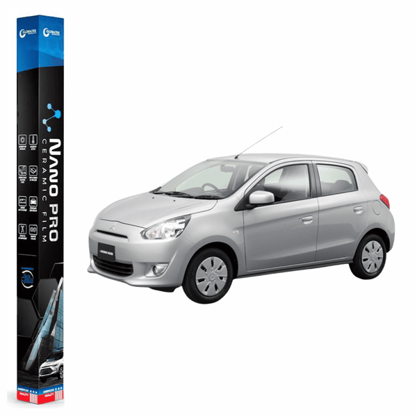 Película Insulfilm Nano Cerâmica Automotiva Térmica - MITSUBISHI MIRAGE HATCH