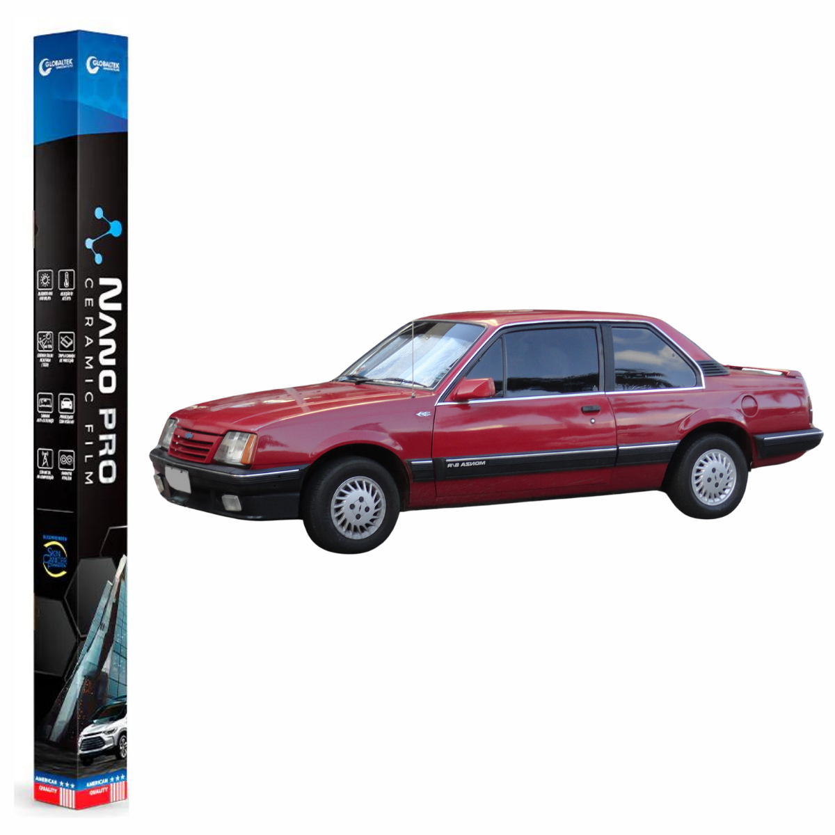 Película Insulfilm Nano Cerâmica Automotiva - CHEVROLET MONZA
