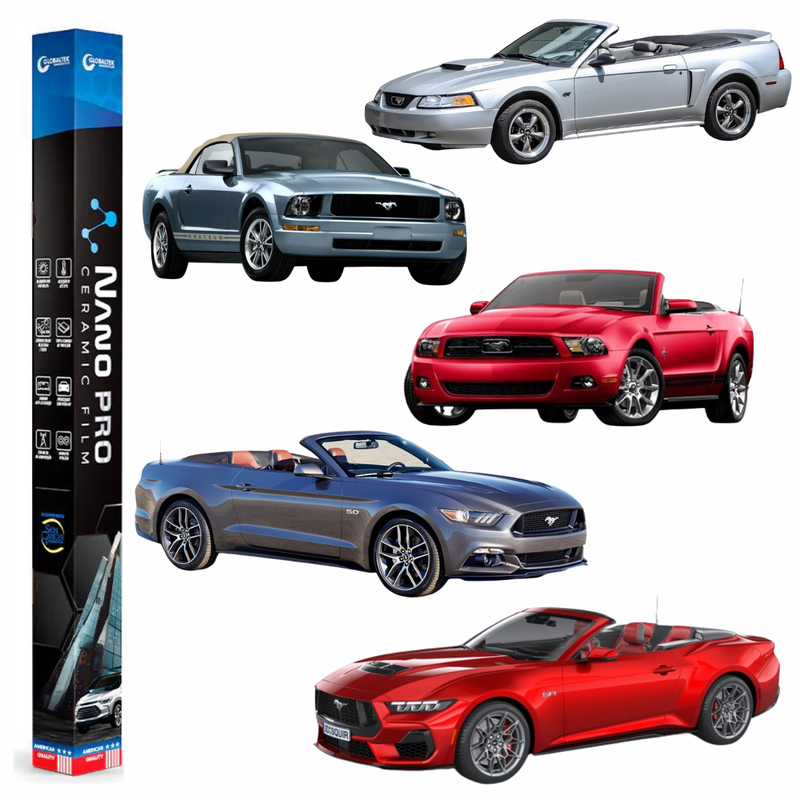Película Insulfilm Nano Cerâmica Automotiva Térmica - FORD MUSTANG CONVERSIVEL