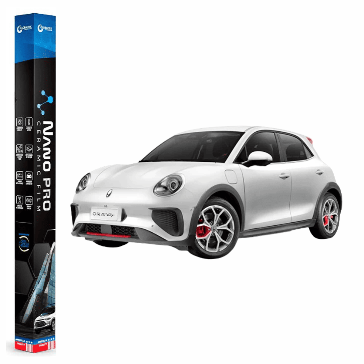 Película Insulfilm Nano Cerâmica Automotiva Térmica - GWM ORA 3 GT
