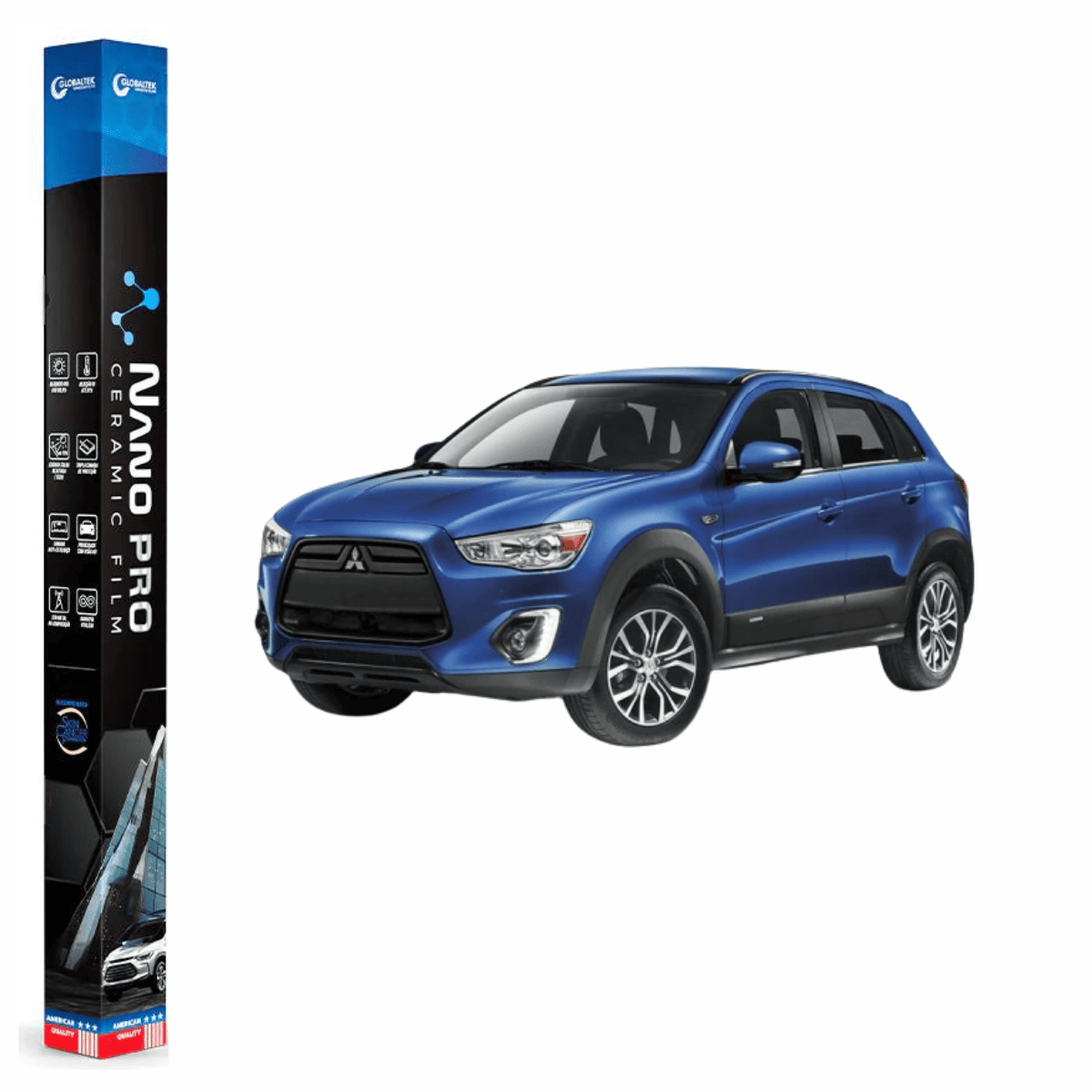 Película Insulfilm Nano Cerâmica Automotiva Térmica - MITSUBISHI OUTLANDER SPORT