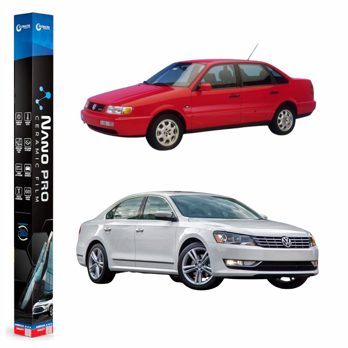 Película Insulfilm Nano Cerâmica Automotiva Térmica - VOLKSWAGEN PASSAT