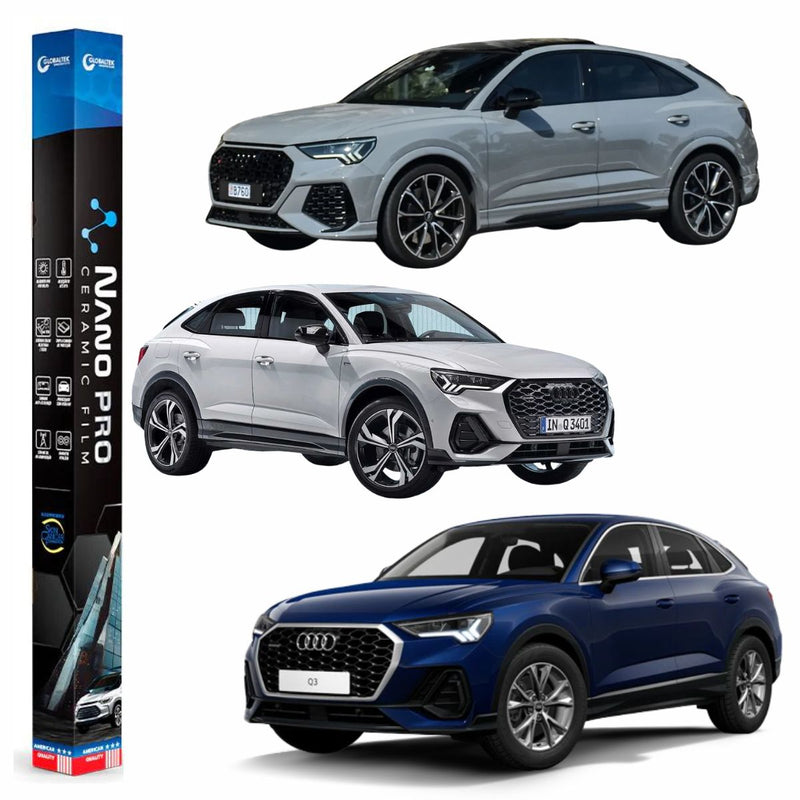 Película Nano Cerâmica Térmica Audi Q3 Sportback | Sob Medida