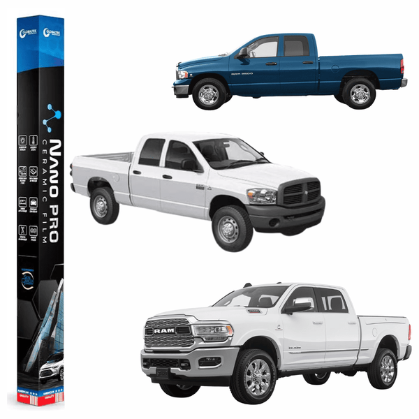 Película Insulfilm Nano Cerâmica Automotiva Térmica - DODGE RAM 2500 CREW CAB