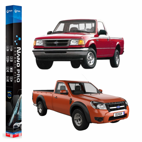 Película Insulfilm Nano Cerâmica Automotiva Térmica - FORD RANGER CAB SIMPLES