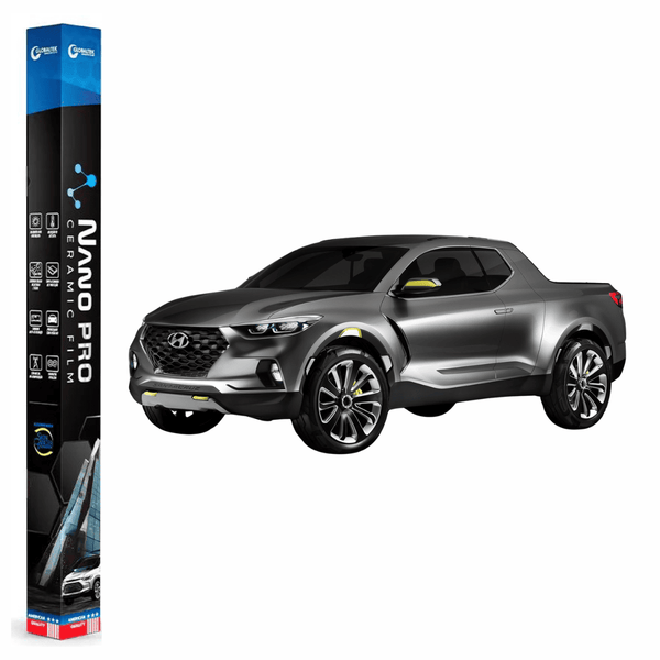 Película Insulfilm Nano Cerâmica Automotiva Térmica - HYUNDAI SANTA CRUZ