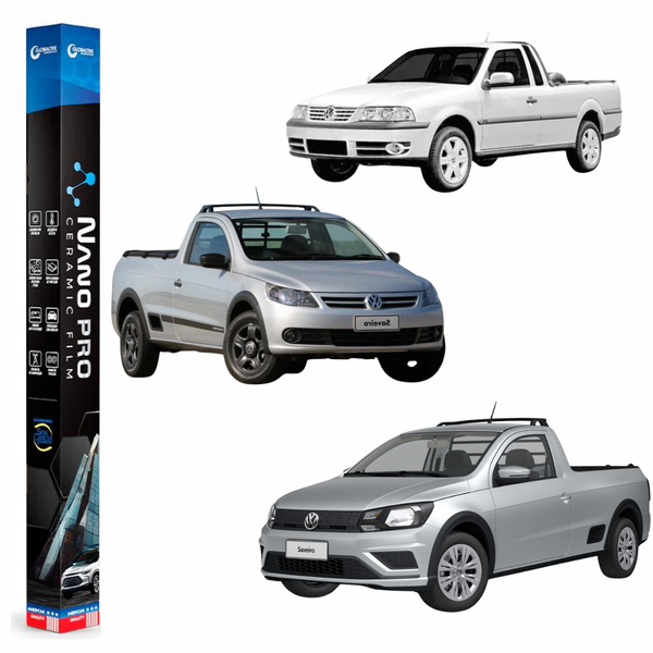 Película Insulfilm Nano Cerâmica Automotiva Térmica - VOLKSWAGEN SAVEIRO CAB SIMPLES