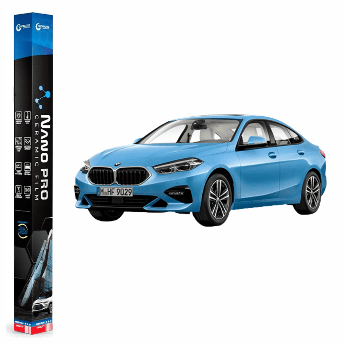 Película Insulfilm Nano Cerâmica Automotiva Térmica - BMW SERIE 2 GRAN COUPE